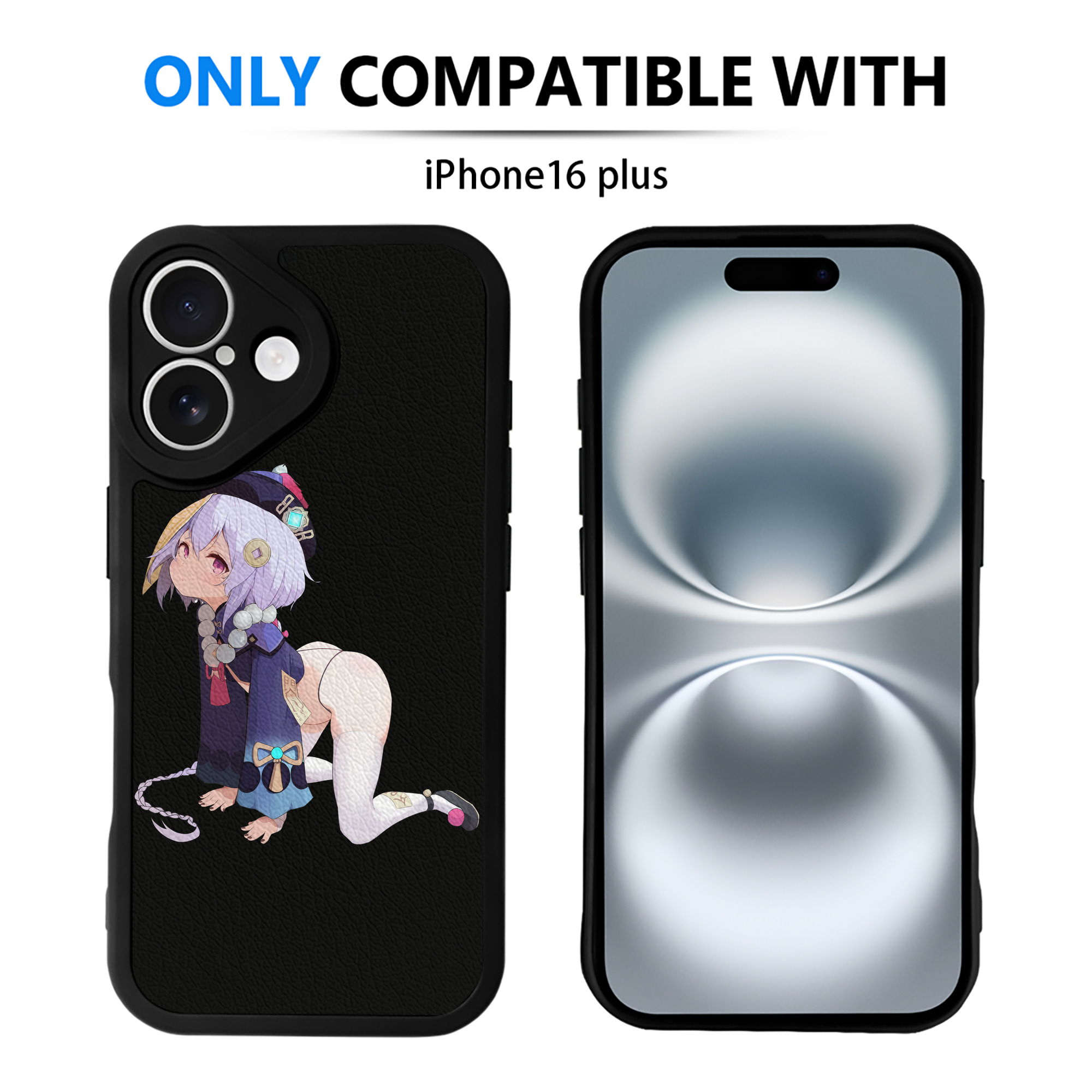 げんし神 七七 なな  genshin Nana 【iPhone 16シリーズ対応】シリコンスマホケース（レザー調） 材質：シリコン